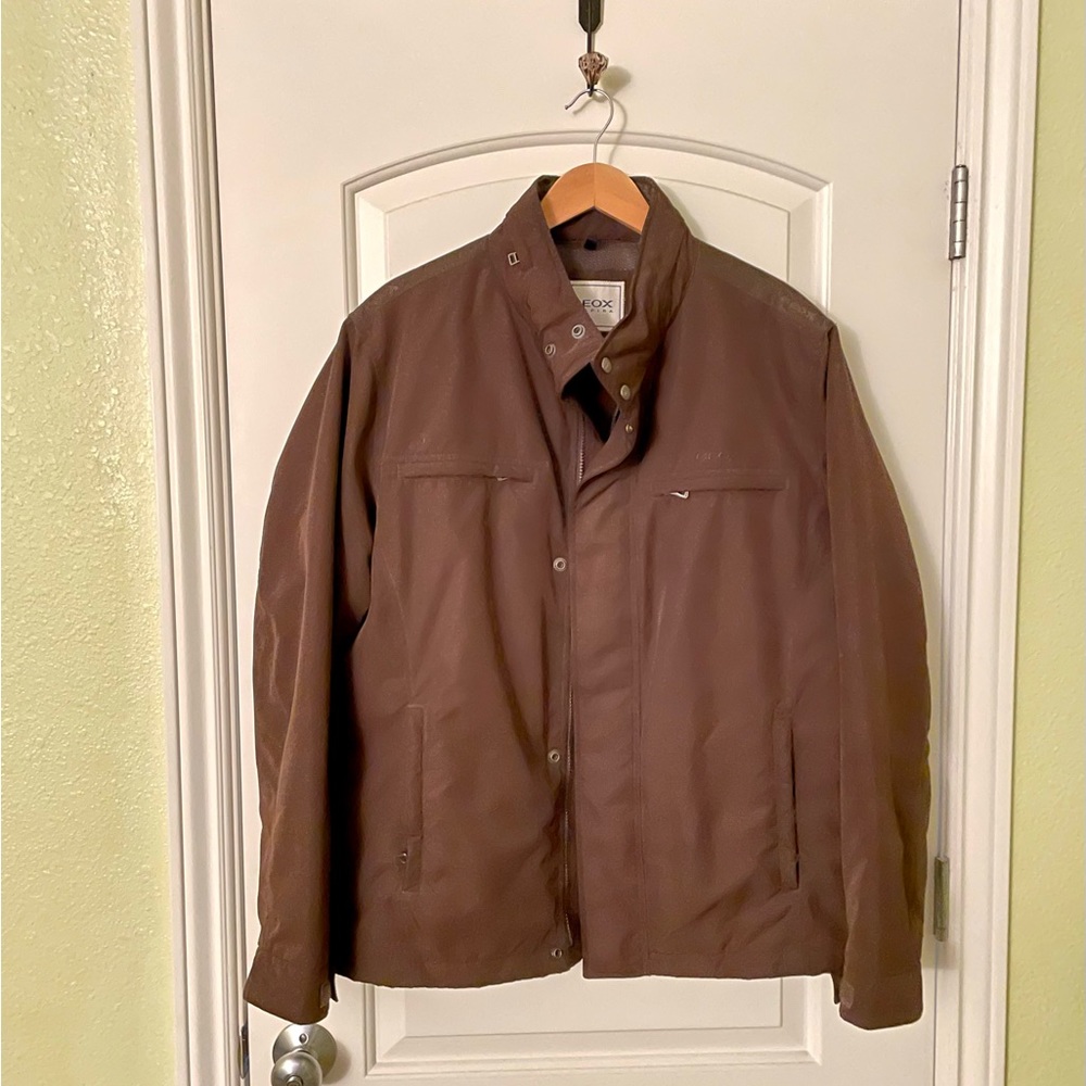 Geox Men’s Jacket Breathes Brown - size large